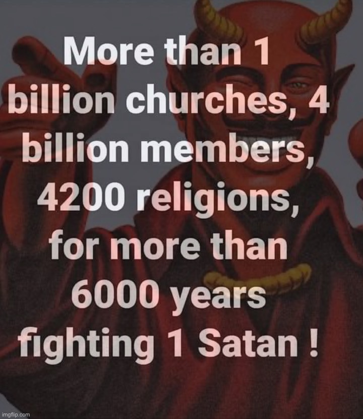 Satanism ad Blank Meme Template