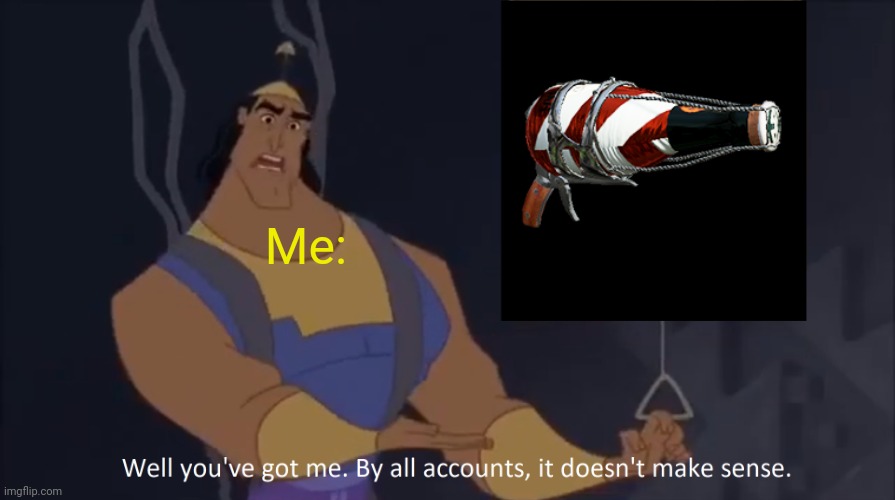 I don't get why the squeezer is an actual weapon in Sploon | Me: | image tagged in kronk - doesn't make sense captioned | made w/ Imgflip meme maker