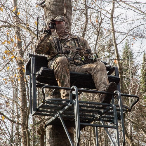 Tree stand | image tagged in tree stand | made w/ Imgflip meme maker