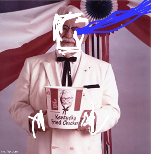 Colonel Sans | image tagged in kfc colonel sanders | made w/ Imgflip meme maker