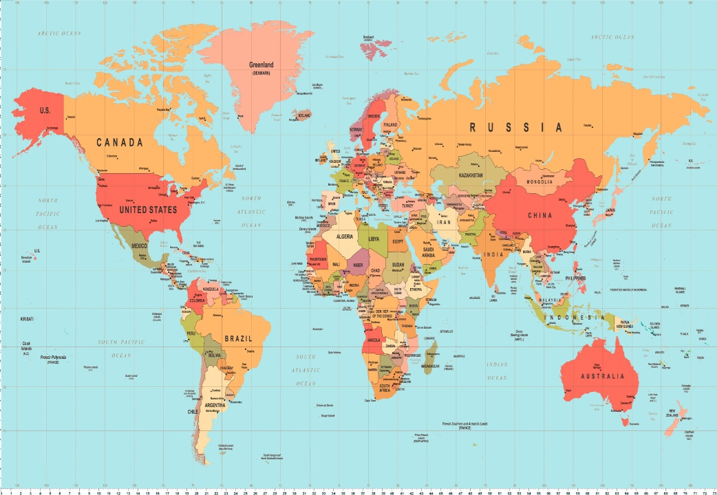 Map of World Blank Template - Imgflip