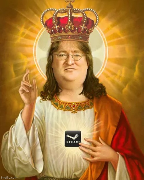 All hail lord GabeN | made w/ Imgflip meme maker