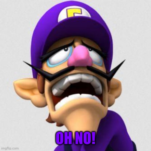 Used in comment | OH NO! | image tagged in sad waluigi | made w/ Imgflip meme maker