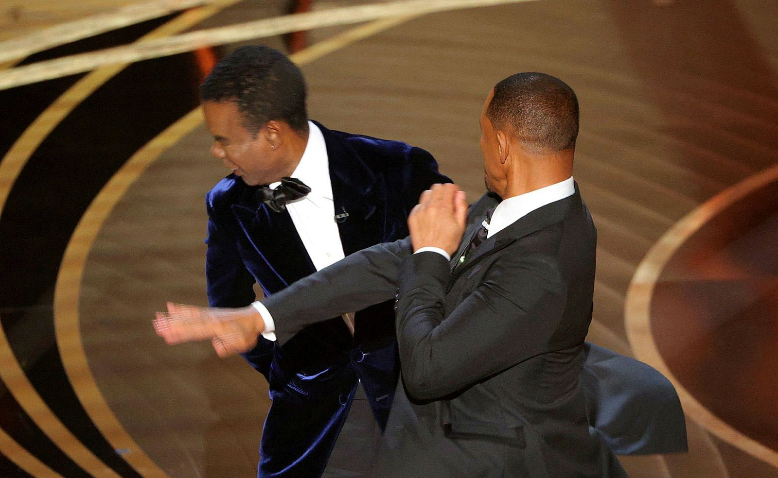 High Quality Will Smith slapping Chris Rock Blank Meme Template