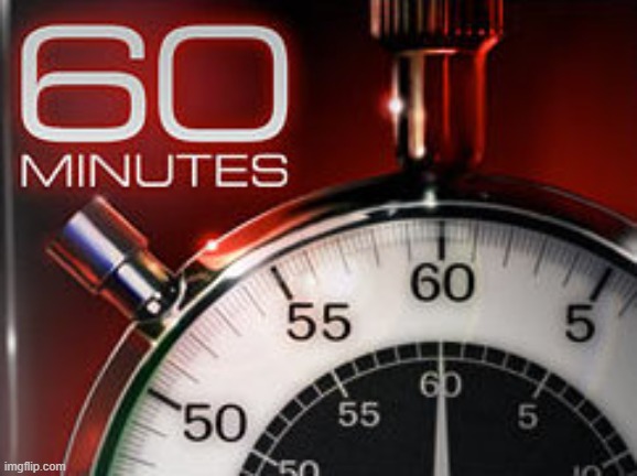 60 Minutes Logo | image tagged in 60 minutes logo | made w/ Imgflip meme maker