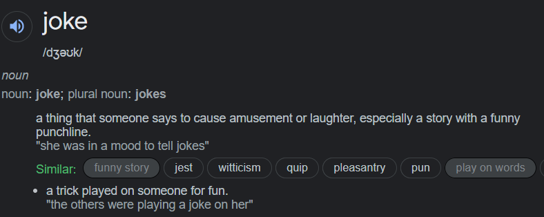 Dictionary Joke Blank Meme Template