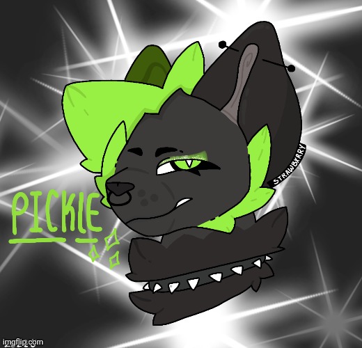 Gift for Pickle_The_Furry :D I hope you like it! | image tagged in art | made w/ Imgflip meme maker