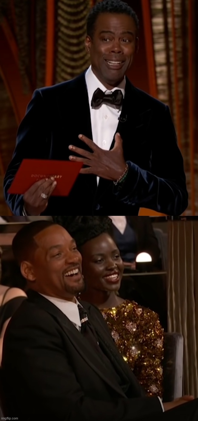 Chris Rock Will Smith Oscars I'm about to end this man's career Blank Meme Template