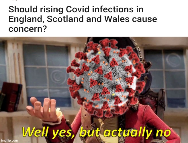 Well Yes, But Actually No | image tagged in memes,well yes but actually no,coronavirus,covid-19,uk,concern | made w/ Imgflip meme maker