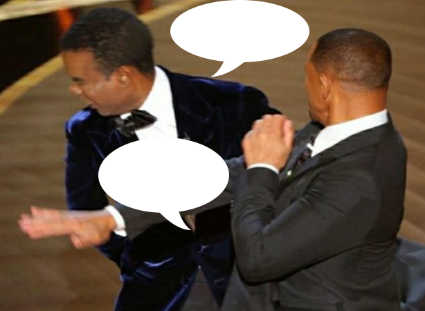 High Quality Will smith Oscar slap Blank Meme Template