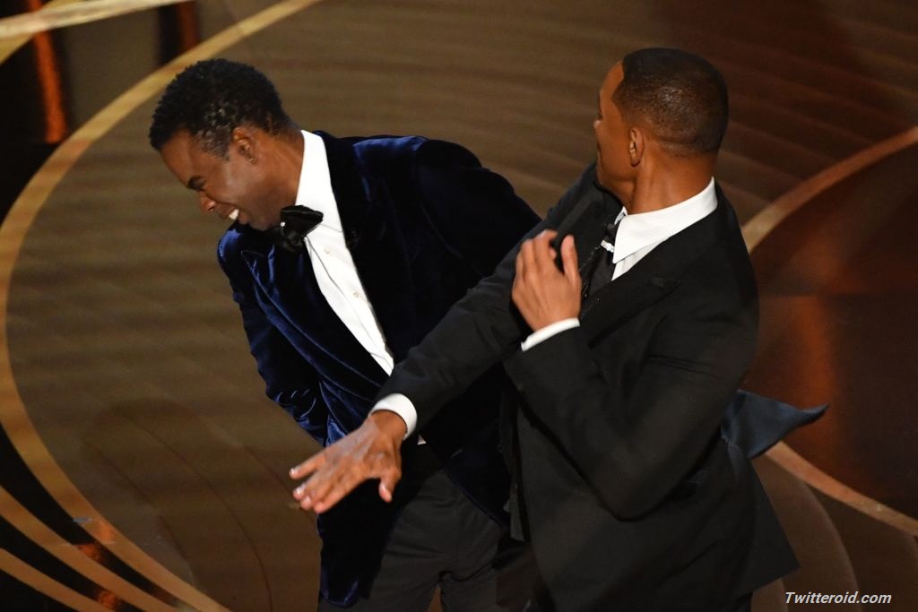 High Quality Will Smith Slapping Chris Rock Blank Meme Template