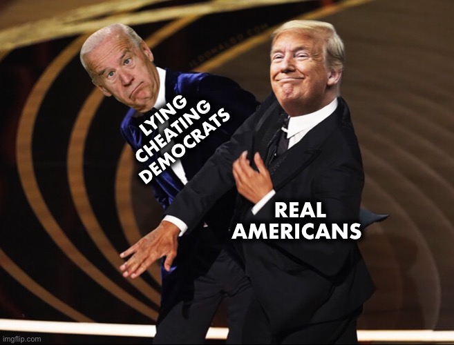 The 2022 Midterms | LYING
CHEATING 
DEMOCRATS; REAL
AMERICANS | image tagged in oscars | made w/ Imgflip meme maker