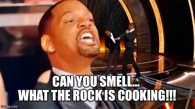 How did The Rock come up with the expression, 'Do you smell what