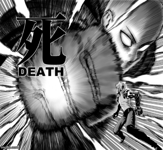 One punch man death punch | image tagged in one punch man death punch | made w/ Imgflip meme maker