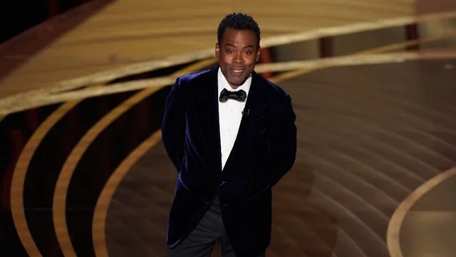 High Quality Chris Rock At Oscars Blank Meme Template