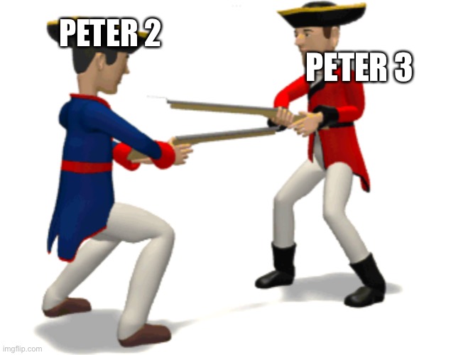 alternate versus real | PETER 2; PETER 3 | image tagged in alternate versus real | made w/ Imgflip meme maker