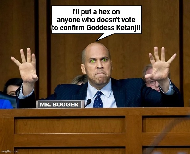 I'll put a hex on anyone who doesn't vote to confirm Goddess Ketanji! | I'll put a hex on anyone who doesn't vote to confirm Goddess Ketanji! | image tagged in scotus,voodoo | made w/ Imgflip meme maker