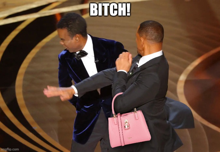 BITCH! | image tagged in will smith,chris rock,lol | made w/ Imgflip meme maker