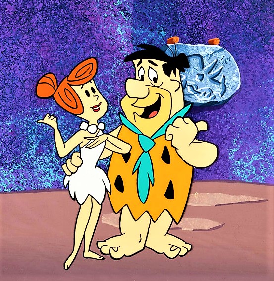 High Quality Fred and Wilma Flintstones 1 Blank Meme Template