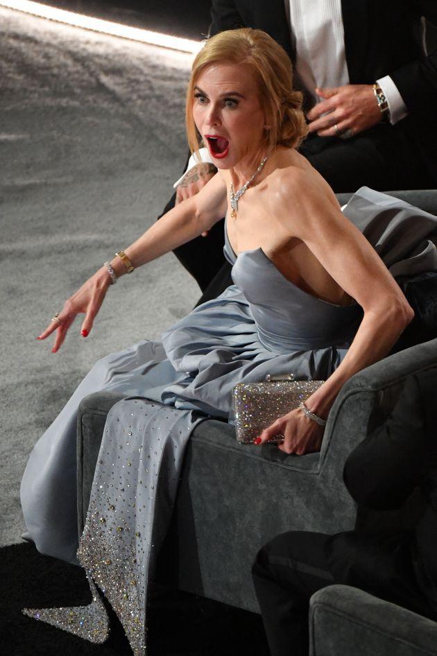 High Quality Nicole Kidman 2022 Oscars Blank Meme Template