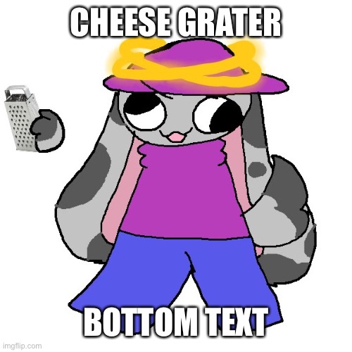 He got that cheese grater (my OC??) | CHEESE GRATER; BOTTOM TEXT | image tagged in fnf | made w/ Imgflip meme maker