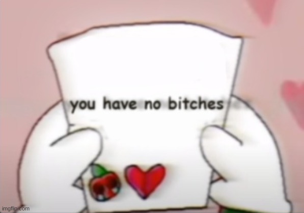 You have no bitches | image tagged in you have no bitches | made w/ Imgflip meme maker