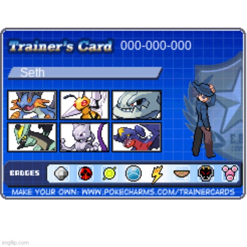 My second trainer card | image tagged in trainer card,e,dsvdfgyebf,why are you reading this,stop reading the tags | made w/ Imgflip meme maker