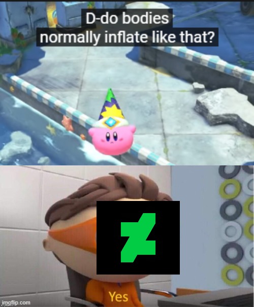 image tagged in protegent yes,kirby | made w/ Imgflip meme maker