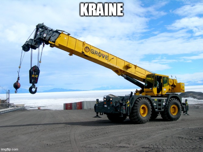 crane | KRAINE | image tagged in crane | made w/ Imgflip meme maker
