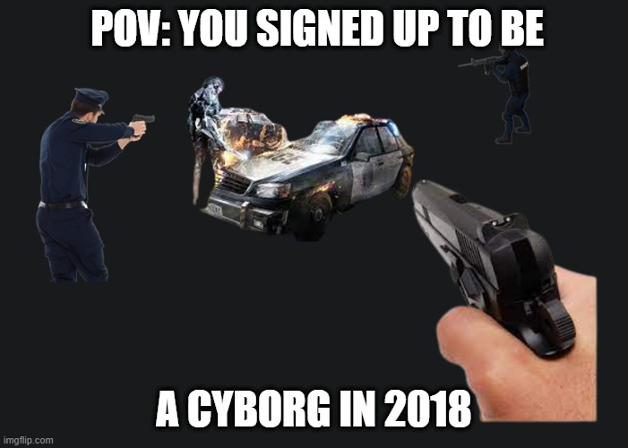 pov mgr | POV: YOU SIGNED UP TO BE; A CYBORG IN 2018 | image tagged in metal gear | made w/ Imgflip meme maker