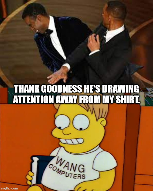 Martin's Wang | image tagged in will smith,chris rock,will smith punching chris rock,the simpsons,martin the simpsons,wang | made w/ Imgflip meme maker