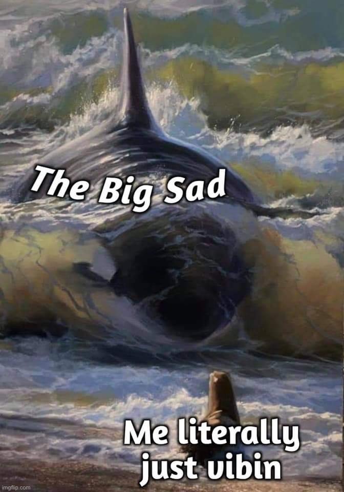 The big sad | image tagged in the big sad | made w/ Imgflip meme maker