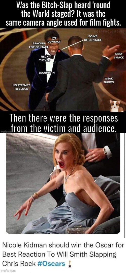 Oscar fight staged maybe | Was the Bitch-Slap heard 'round the World staged? It was the same camera angle used for film fights. Then there were the responses from the victim and audience. | image tagged in black box,black box meme | made w/ Imgflip meme maker