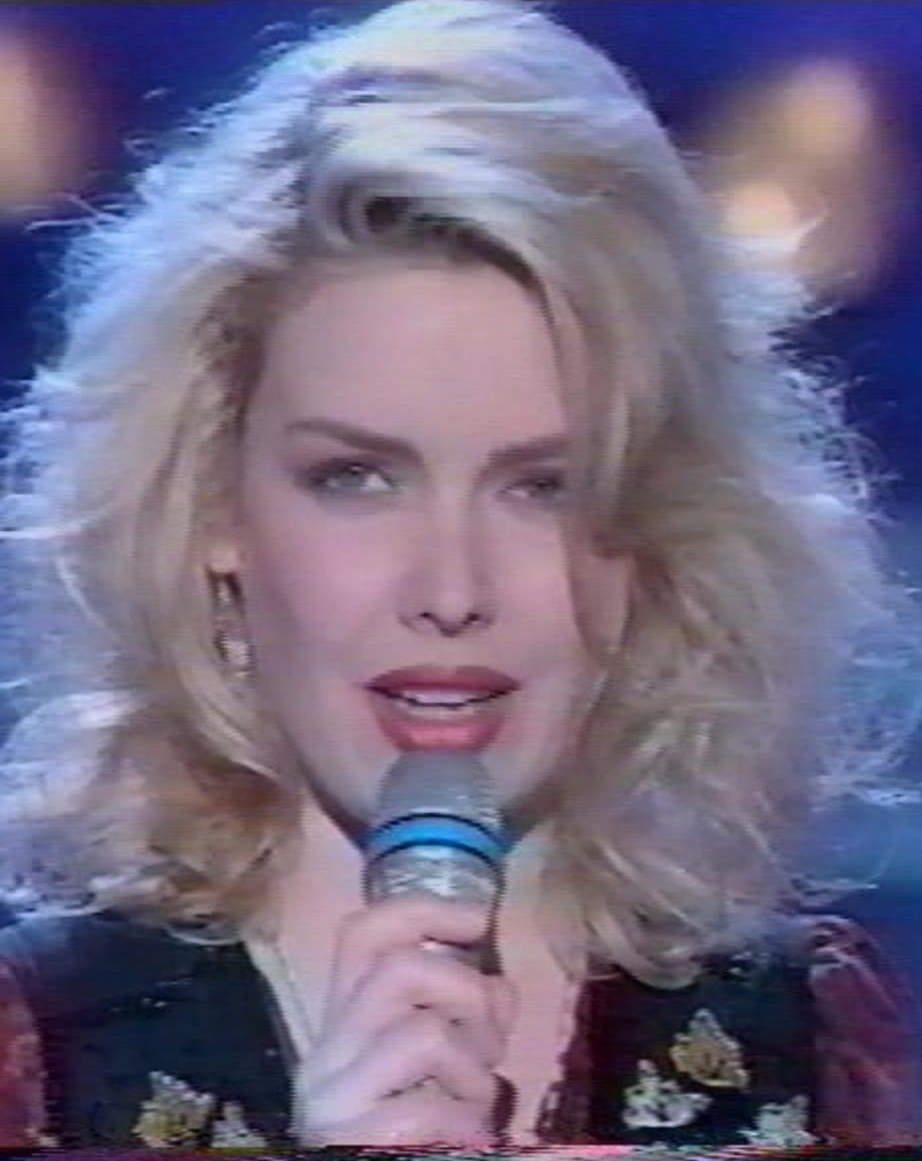 High Quality Kim Wilde microphone Blank Meme Template