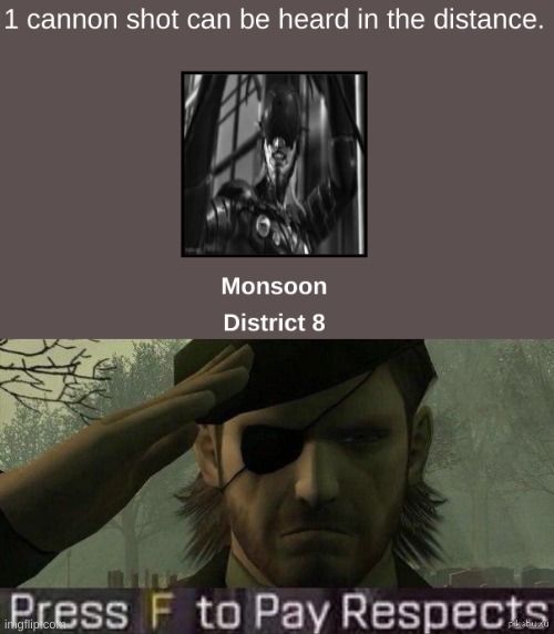 Fallen Tributes 6 | image tagged in press f to pay repects | made w/ Imgflip meme maker