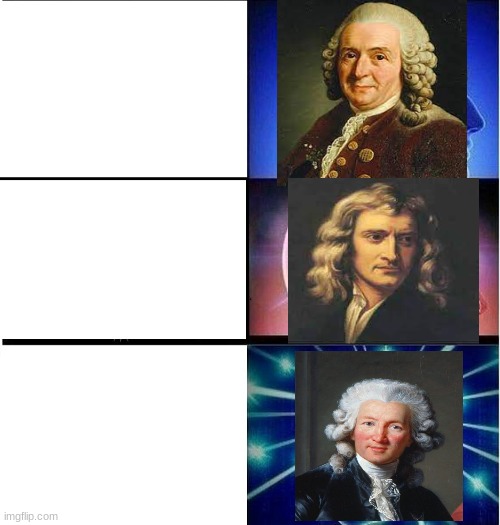 why does every smart people in history have hair like this? | image tagged in expanding brain 3 panels | made w/ Imgflip meme maker