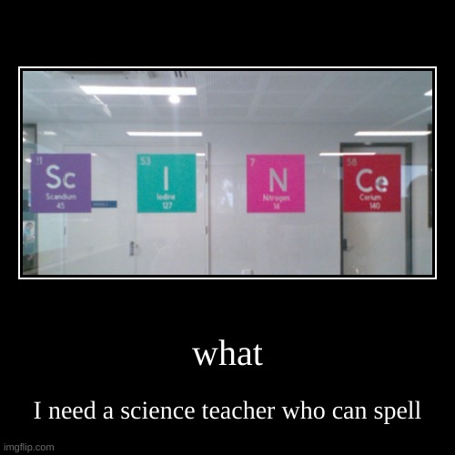 S C I N C E | image tagged in funny,demotivationals,science | made w/ Imgflip demotivational maker