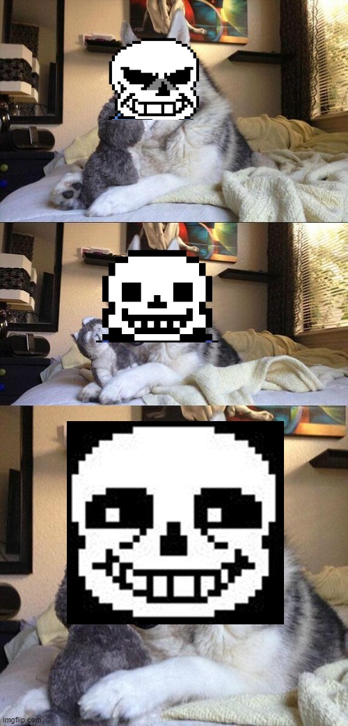 Bad Pun Dog: Sans Version Blank Meme Template