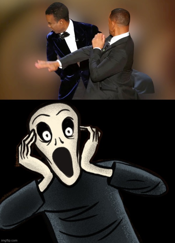 SMITH ROCK SLAP WHOA! | image tagged in meme,will smith,chris rock,will smith punching chris rock,the scream,whoa | made w/ Imgflip meme maker