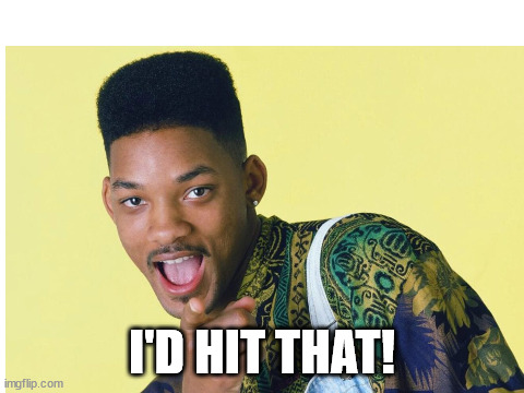 Will Smith I'd Hit That | I'D HIT THAT! | image tagged in i'd hit it,will smith,chris rock,oscars,jada pinkett,fresh prince | made w/ Imgflip meme maker