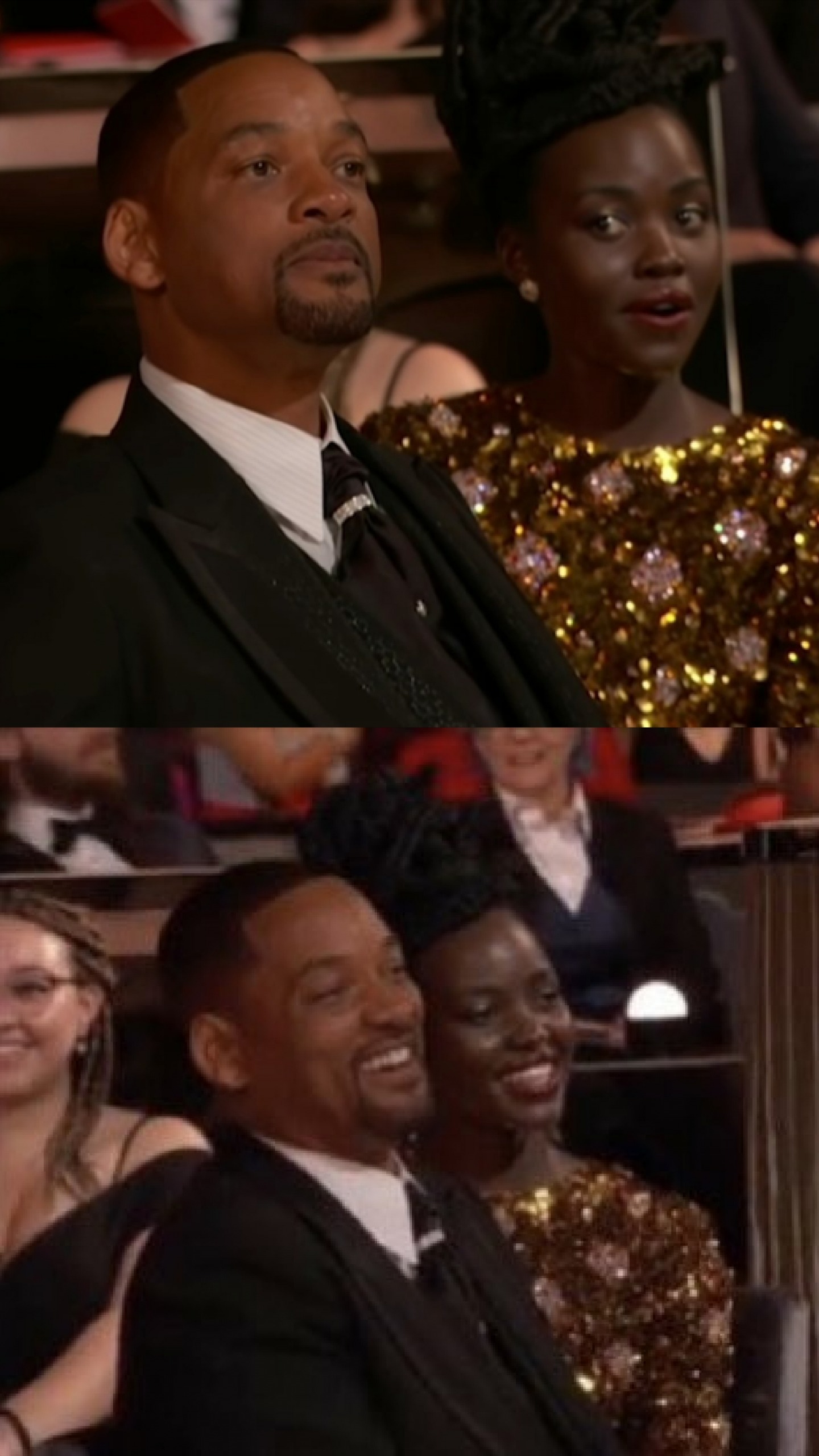 Will Smith crying vs Will Smith laughing Blank Meme Template