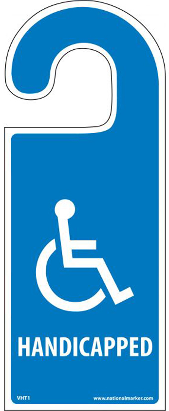 Disability handicapped hangtag hang tag ada Blank Meme Template