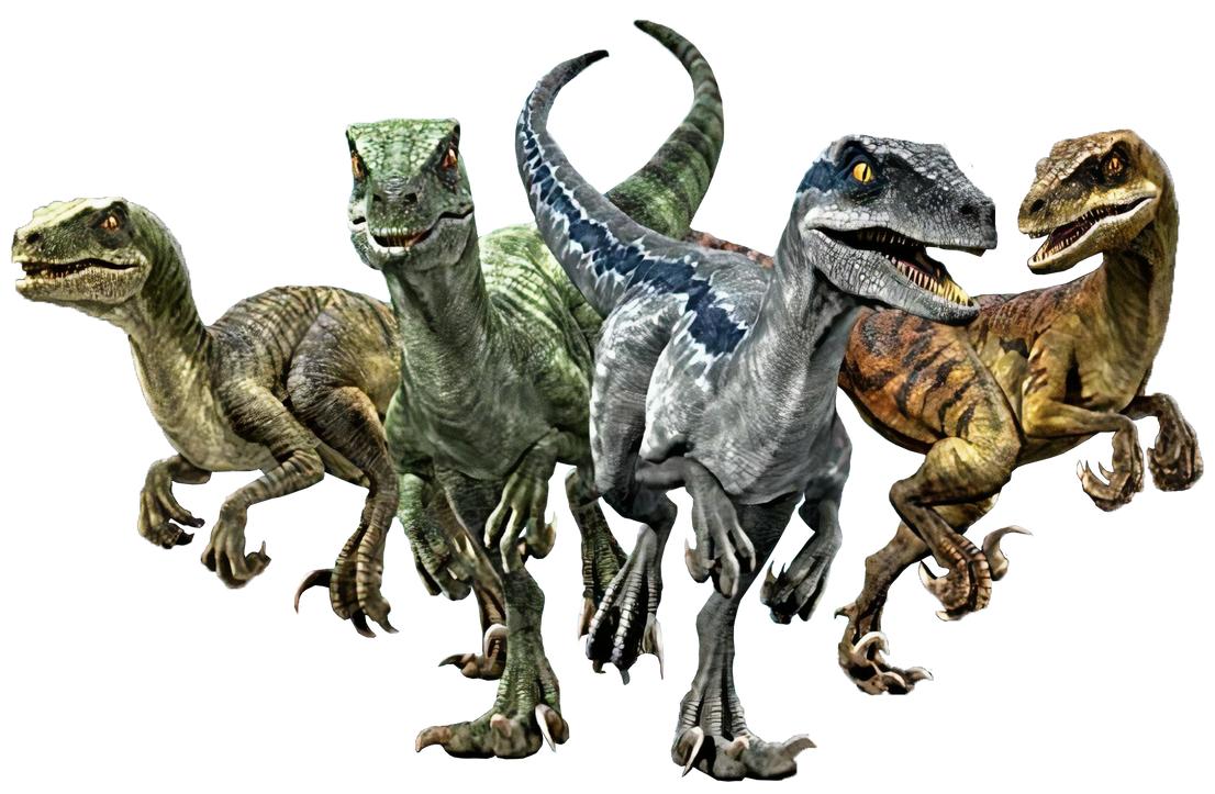 The Velociraptor Squad Blank Meme Template