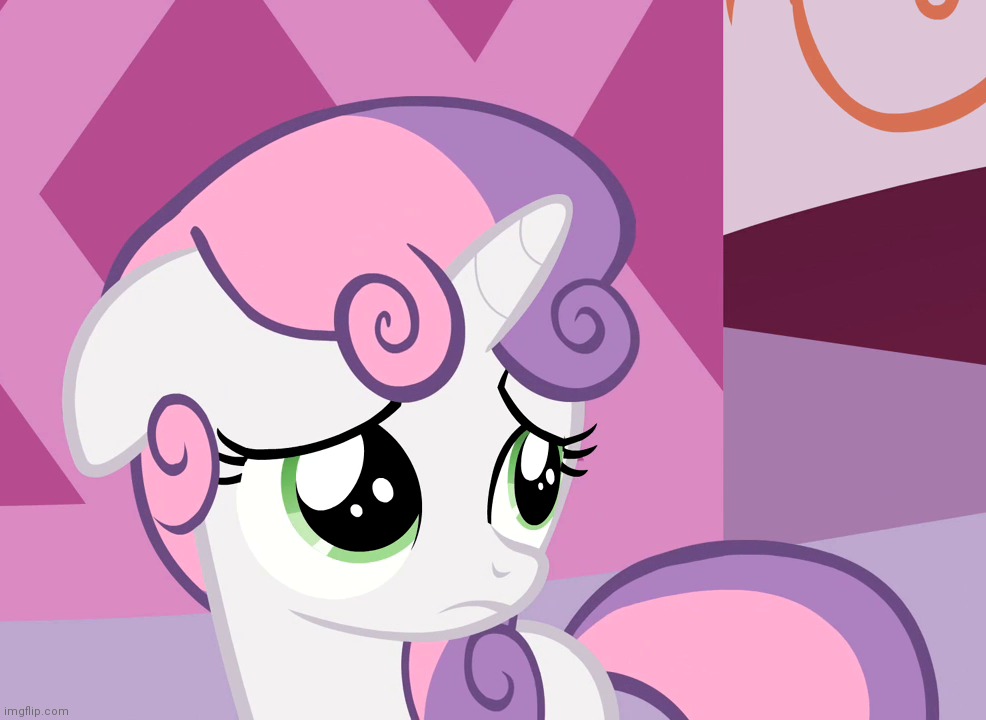 Sad Sweetie Belle (MLP) | image tagged in sad sweetie belle mlp | made w/ Imgflip meme maker