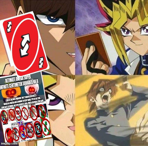 no u to end all no u | image tagged in yugioh card draw | made w/ Imgflip meme maker