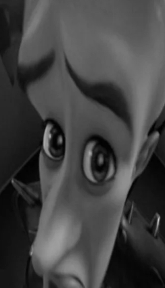 High Quality Grayscale megamind Blank Meme Template
