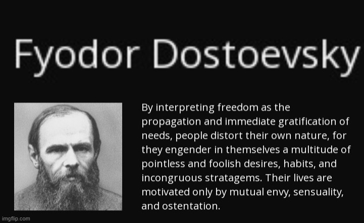 Fydor Dostoevsky defines democracy | image tagged in quotes | made w/ Imgflip meme maker