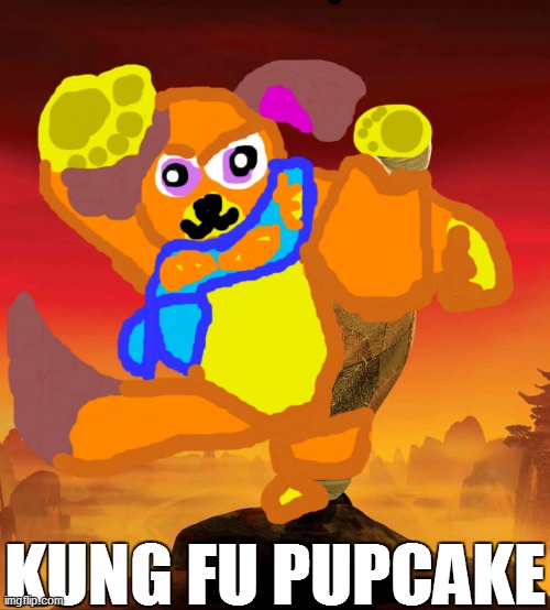 Kung Fu Pupcake | KUNG FU PUPCAKE | image tagged in kung fu panda,strawberry shortcake,strawberry shortcake berry in the big city,memes,funny,funny memes | made w/ Imgflip meme maker