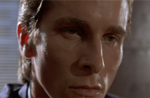 Jealous Patrick Bateman Blank Meme Template