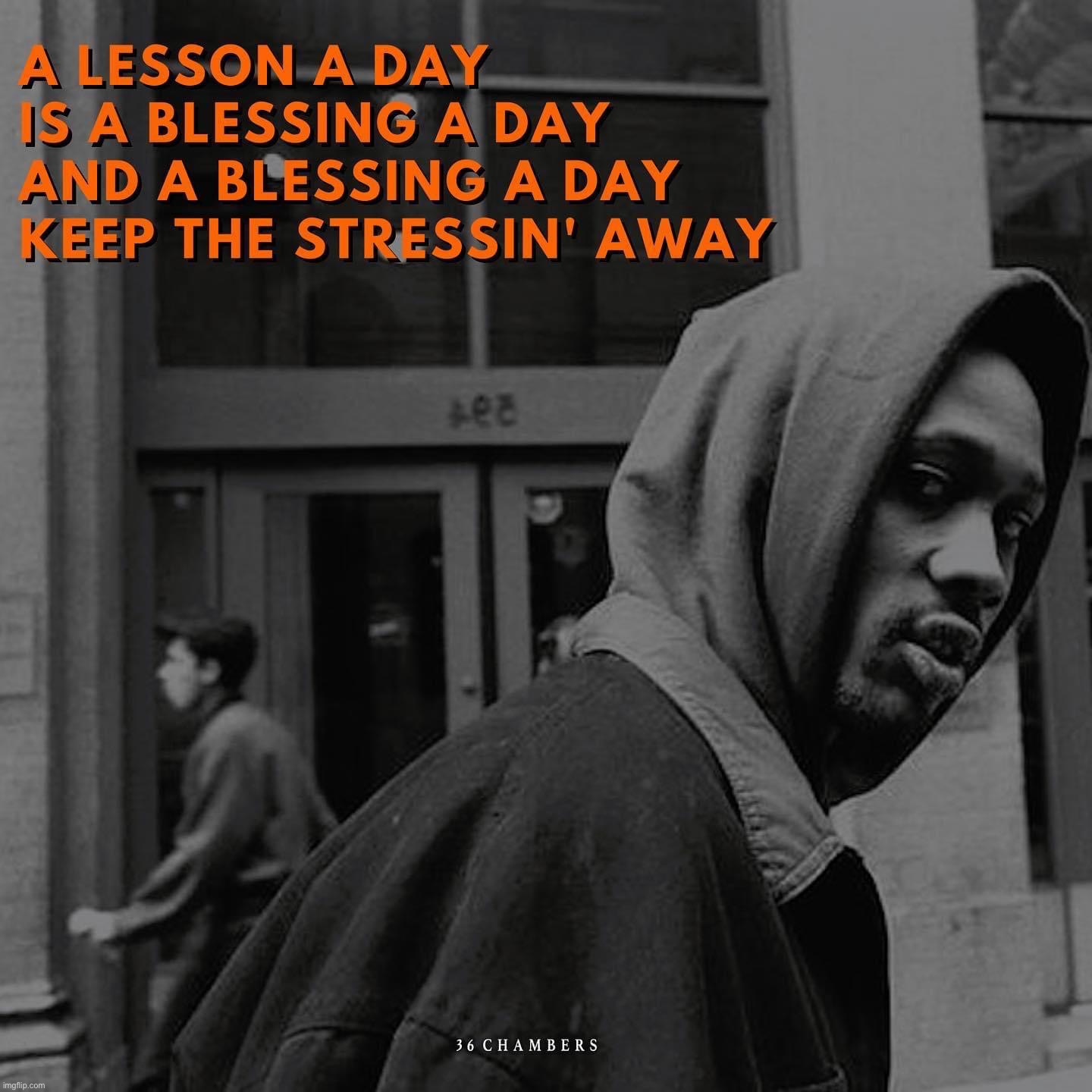 RZA a lesson a day | image tagged in rza a lesson a day | made w/ Imgflip meme maker
